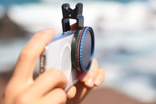 Smartphone Filter attachment with Adapter for landscape photo