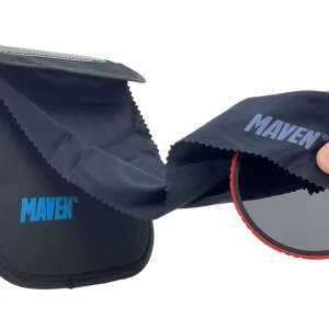 Maven Filter Pouch and cleaning cloth for lens filter
