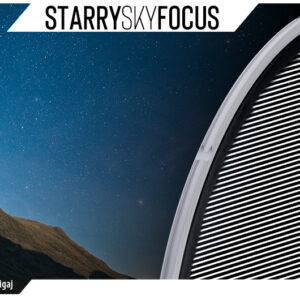 Starry Focus Filter aka bahtinov mask used for astrophotography and focusing on stars