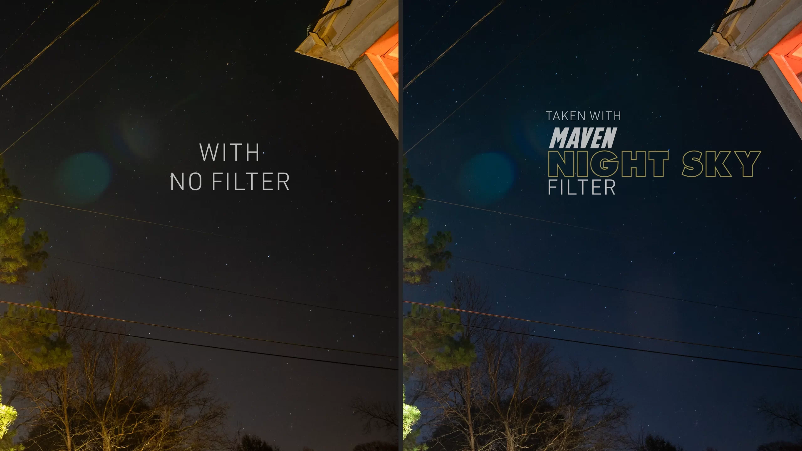 MAVEN Night Filter Clearer and More Captivating Nightscapes Maven Filters
