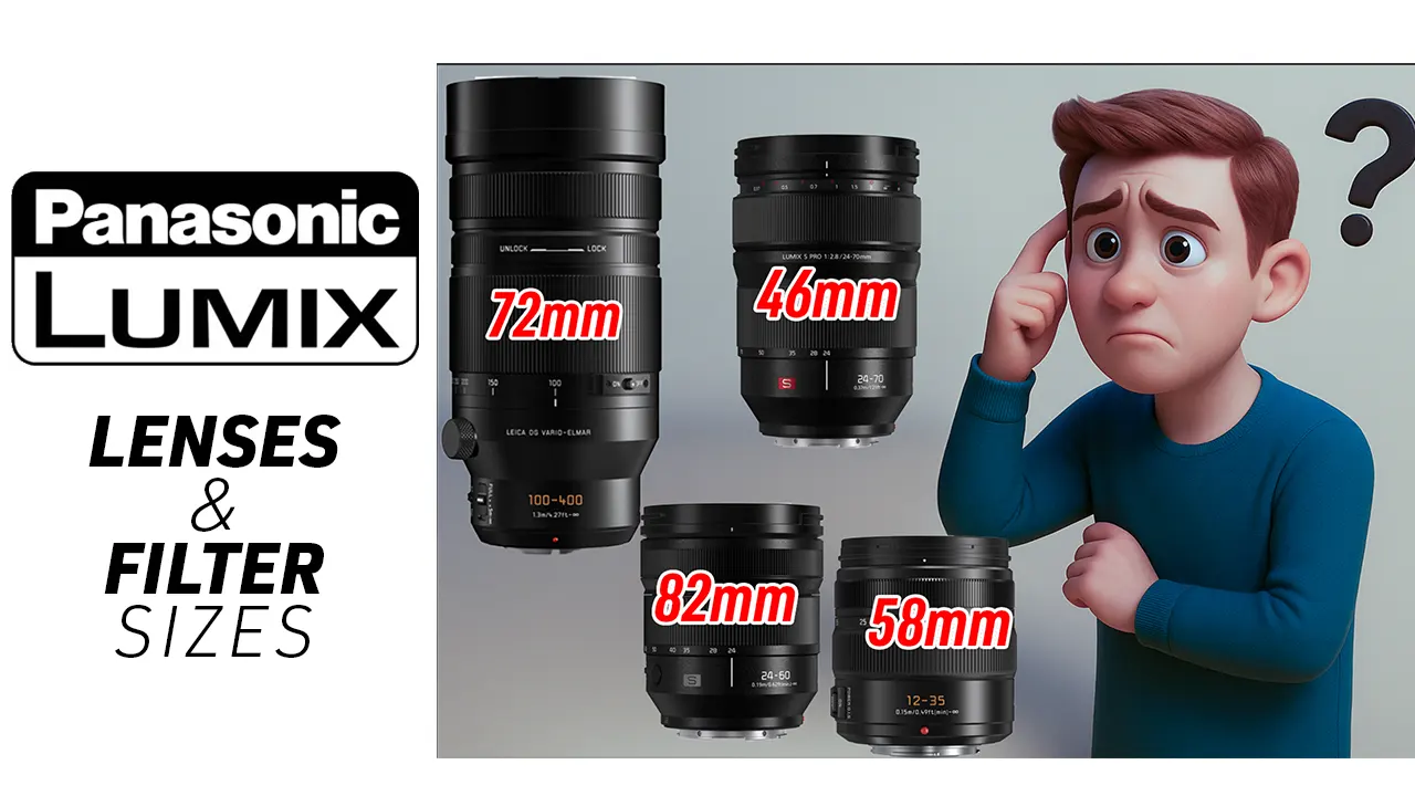 Panasonic Lumix Lenses and Filter Size guide